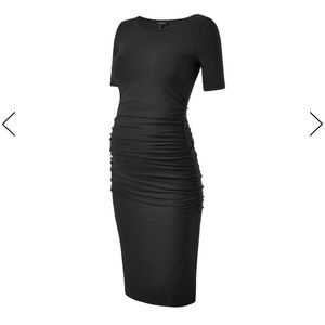 Isabella Oliver ruched t-shirt maternity dress